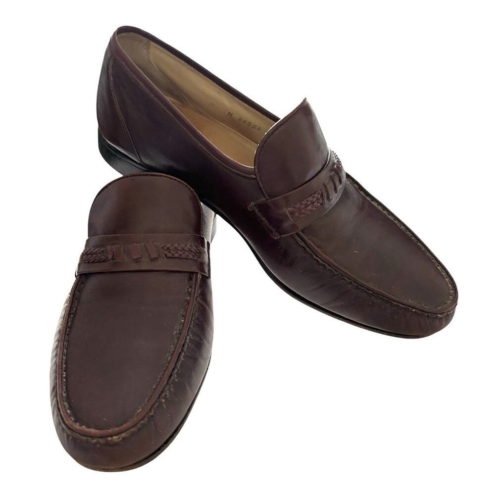 Bally Mens Brown Leather Loafer Shoes Size UK 8 US 9M 28524 - Picture 9 of 9